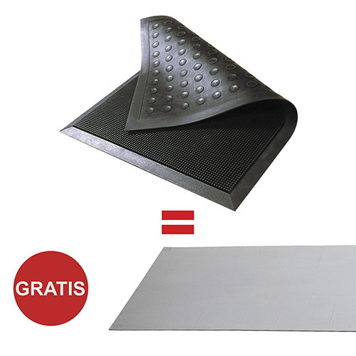 Pachet Covor exterior RUBBER BRUSH 90x150cm si Gratuit Covor Decontaminare Sticky Mat 60 x 90 cm Promo imagine 2022 depozituldepapetarie.ro